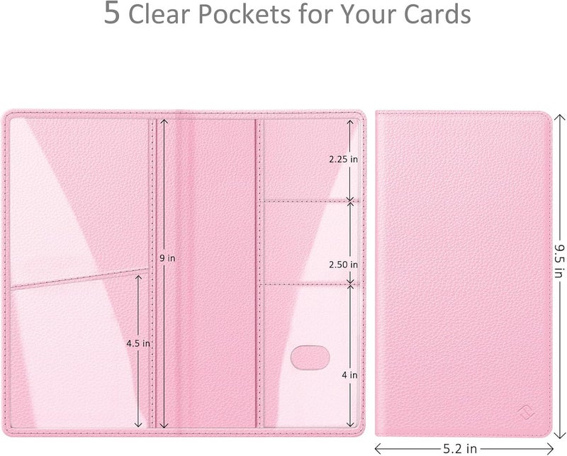 FINPAC Car Registration and Insurance Card Holder, Vehicle Glove Box Card Organizer Wallet Automobile Accessories for License - Image 2